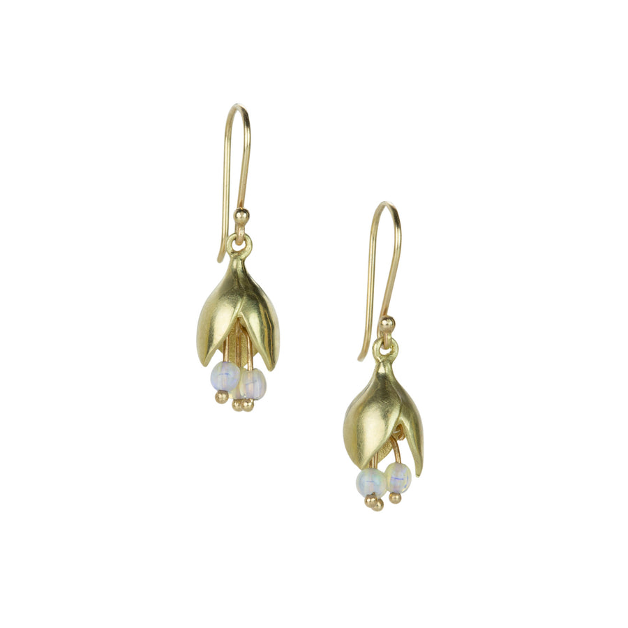 Annette Ferdinandsen Allium Bud Earrings with Opals | Quadrum Gallery