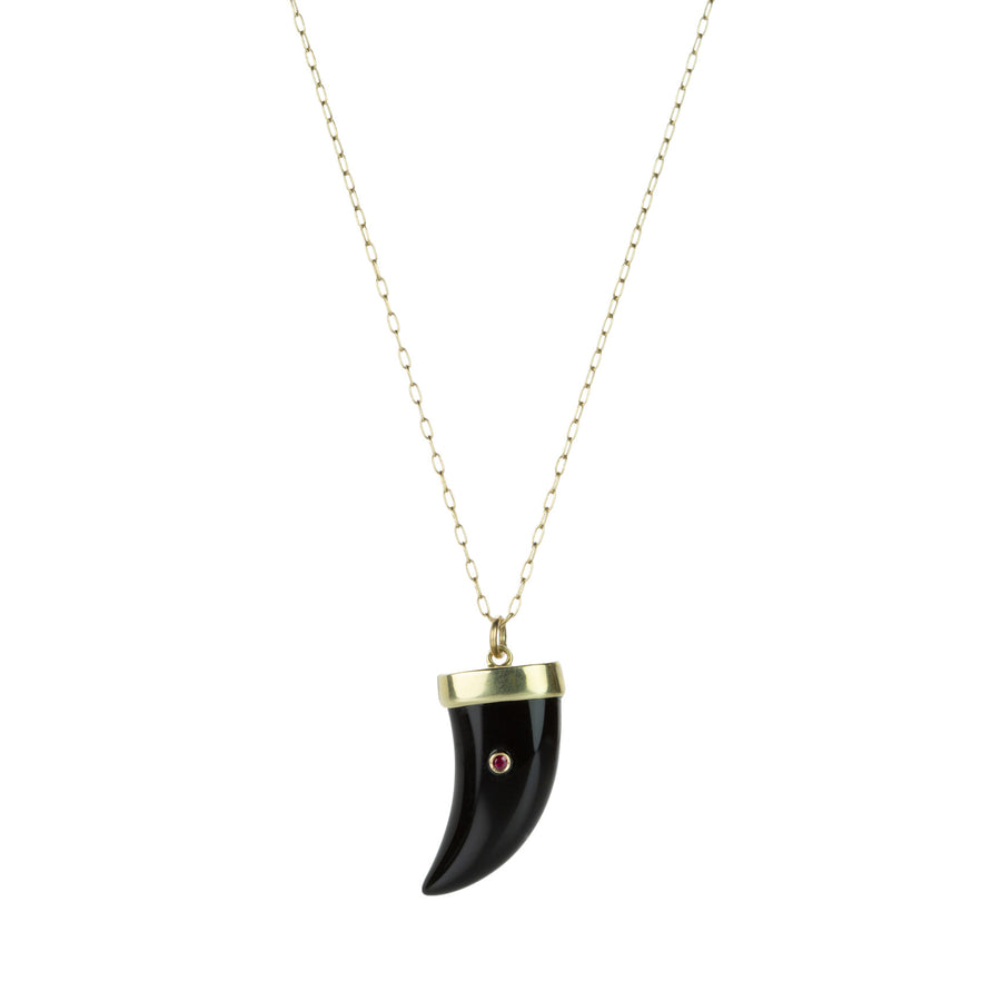 Annette Ferdinandsen Black Onyx Tiger Claw Pendant Necklace | Quadrum Gallery