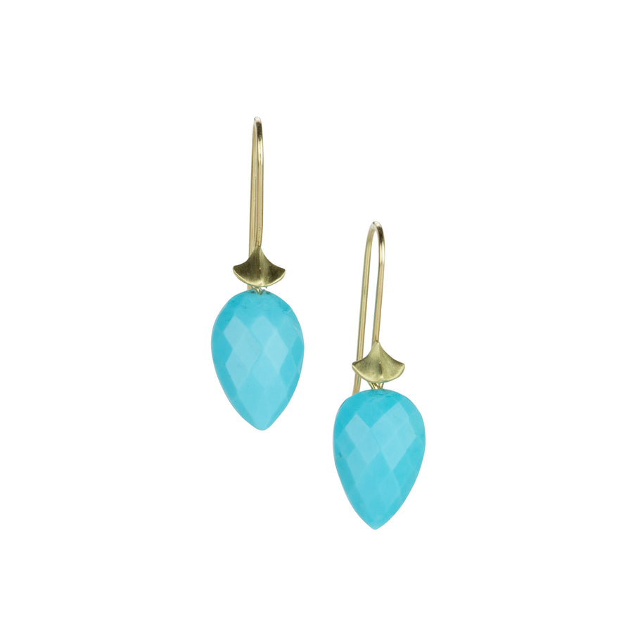Annette Ferdinandsen Turquoise Simple Bug Earrings | Quadrum Gallery