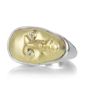 Anthony Lent Vulcana Ring with Diamond Eyes | Quadrum Gallery