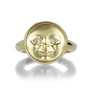Anthony Lent Small Moonface Ring | Quadrum Gallery
