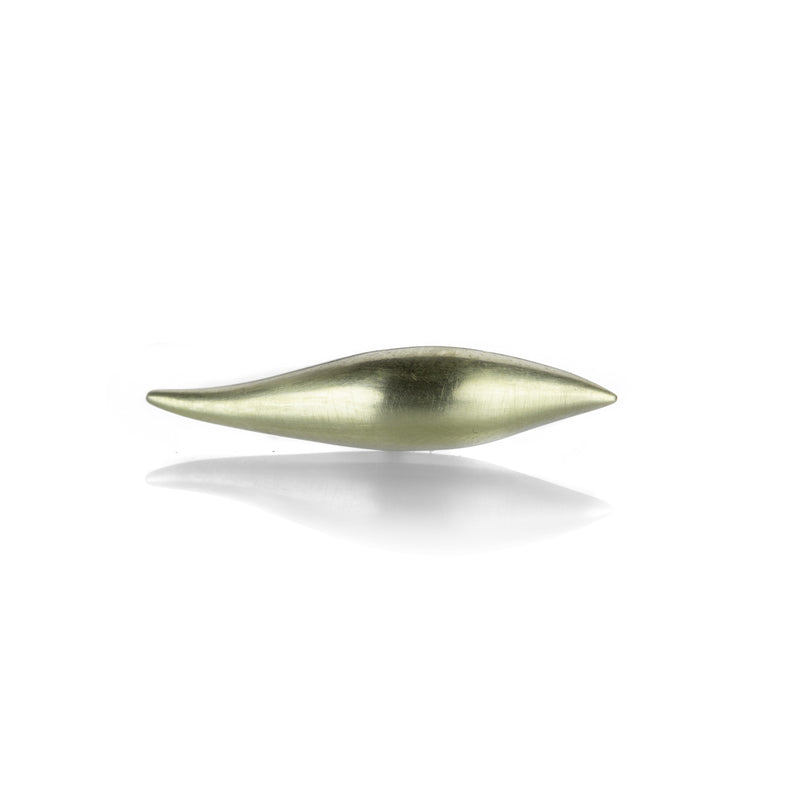 Gabriella Kiss 22mm 14k Green Gold Slug Stud (Single) | Quadrum Gallery