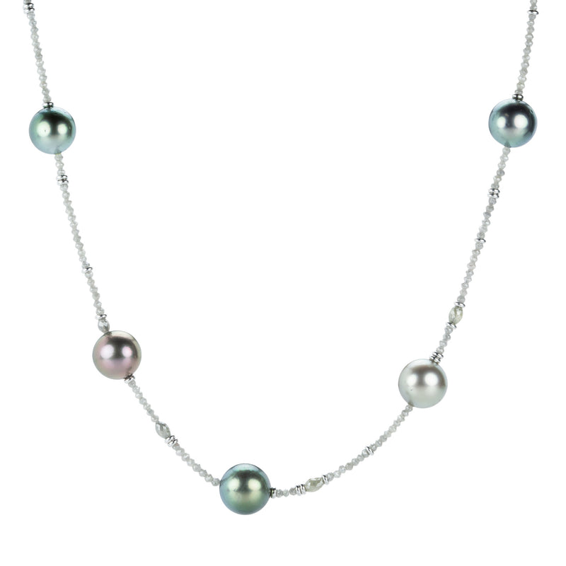 Gellner Gray Diamond and Marutea Pearl Necklace | Quadrum Gallery
