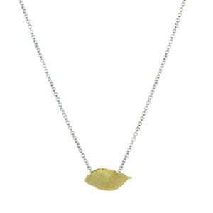 John Iversen Gold Boxwood Leaf Necklace | Quadrum Gallery