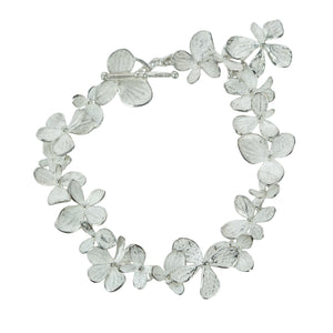 John Iversen Bright Sterling Silver Hydrangea Bracelet | Quadrum Gallery