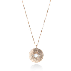 Sirciam Rose Gold Solar Brace Necklace | Quadrum Gallery
