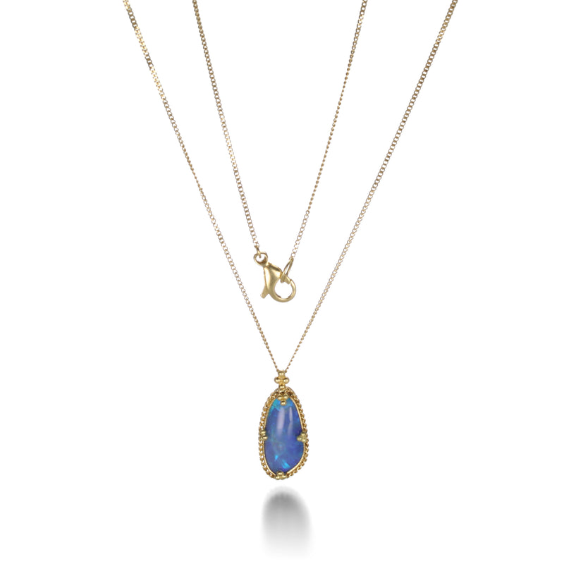 Amali Opal Pendant Necklace with Granulation | Quadrum Gallery
