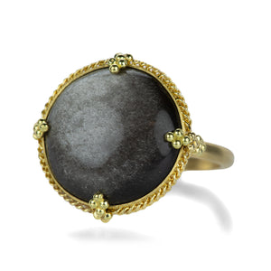 Amali Round Obsidian Ring | Quadrum Gallery