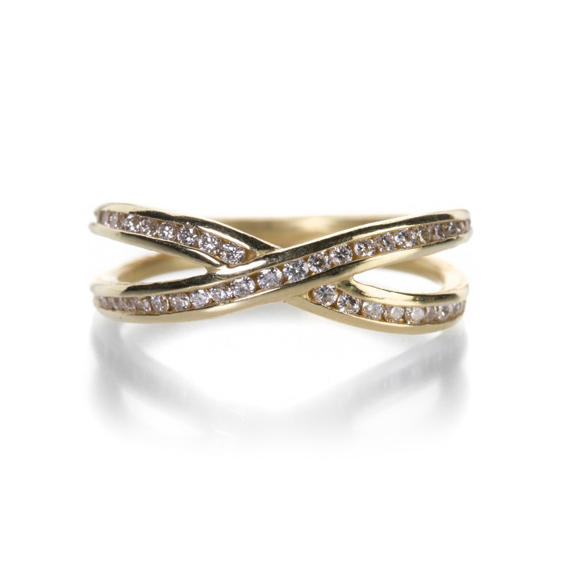 Barbara Heinrich Double Criss Cross Diamond Ring | Quadrum Gallery