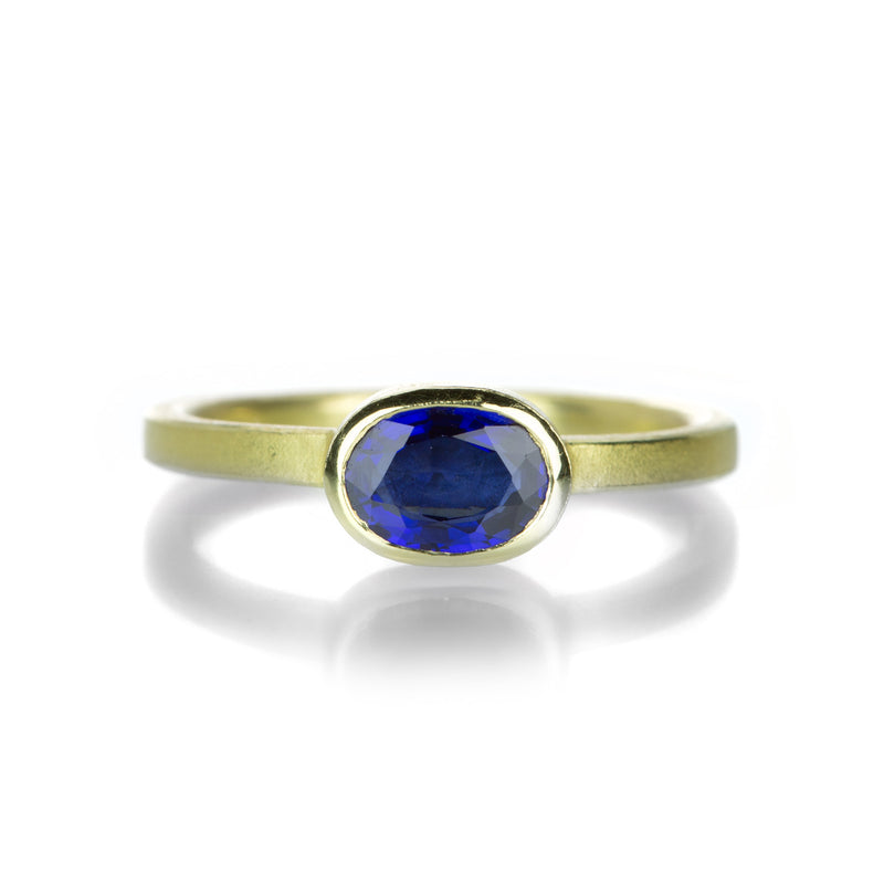 Barbara Heinrich Oval Blue Sapphire Ring | Quadrum Gallery