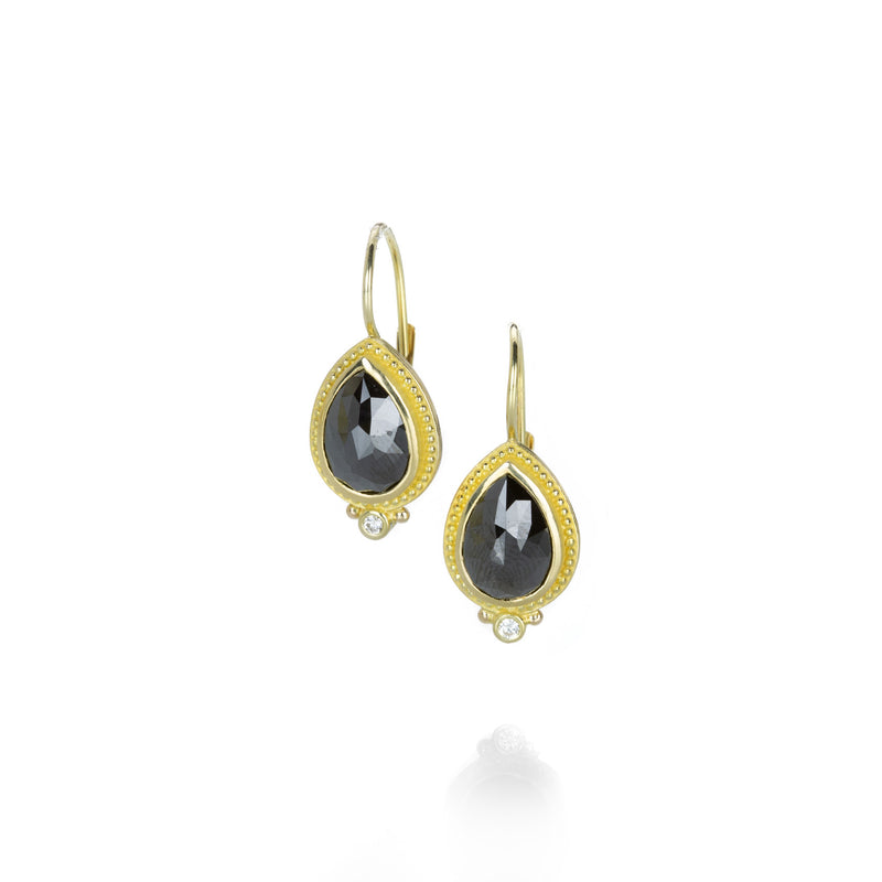 Barbara Heinrich Rose Cut Black Diamond Earrings | Quadrum Gallery