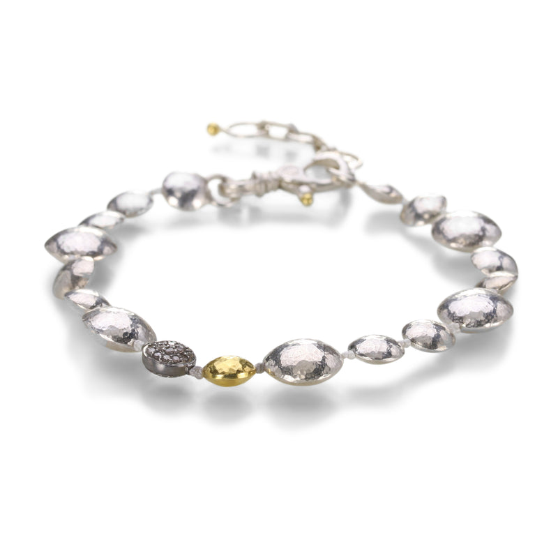 Gurhan Mixed Lentil Pave Diamond Bracelet | Quadrum Gallery