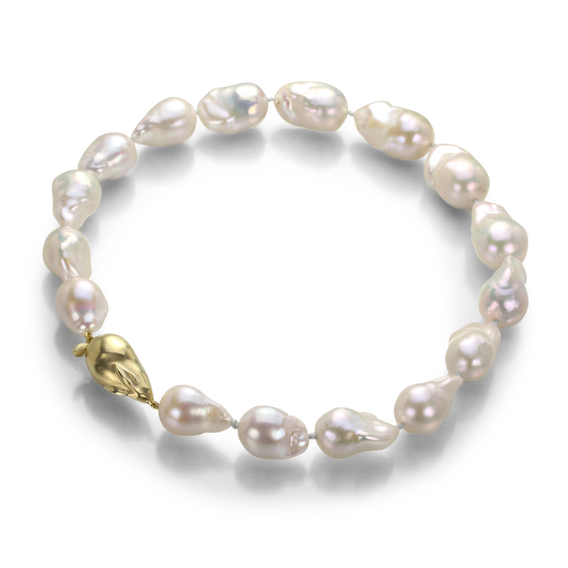 Gabriella Kiss Pearl Necklace with Bunny Clasp | Quadrum Gallery