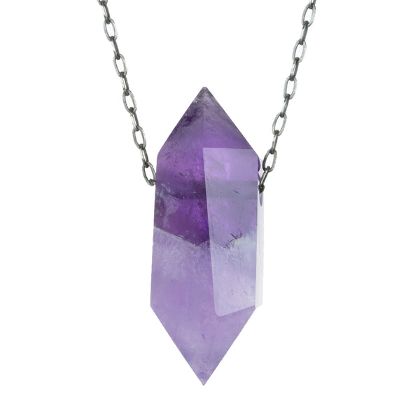 Niccolò Pasqualetti quartz-pendant String Necklace - Purple