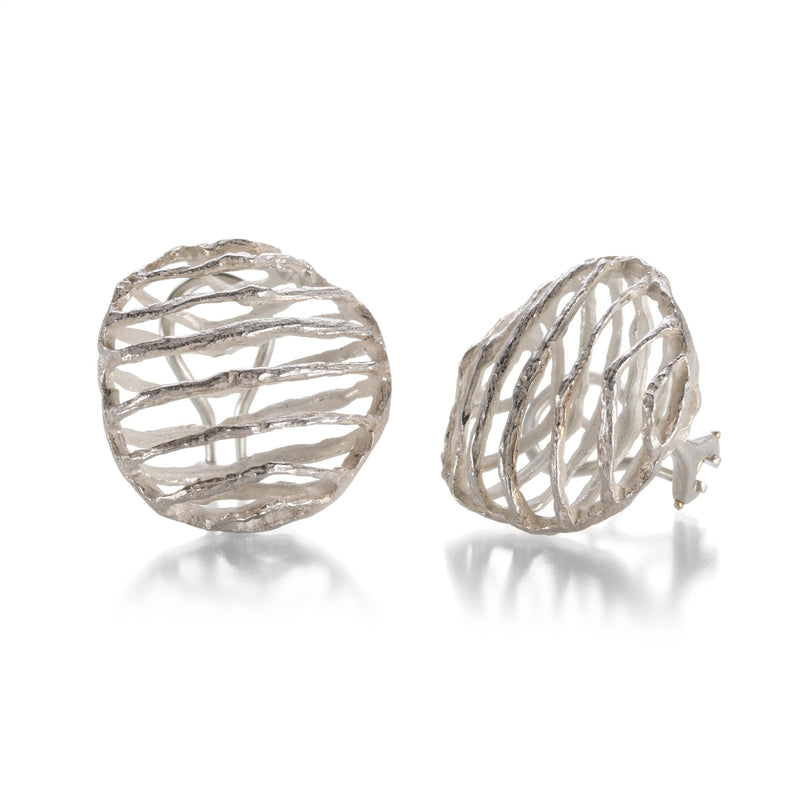 John Iversen Small Basket Earrings | Quadrum Gallery