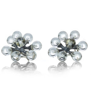 John Iversen Rock Crystal Small Jacks Earrings | Quadrum Gallery