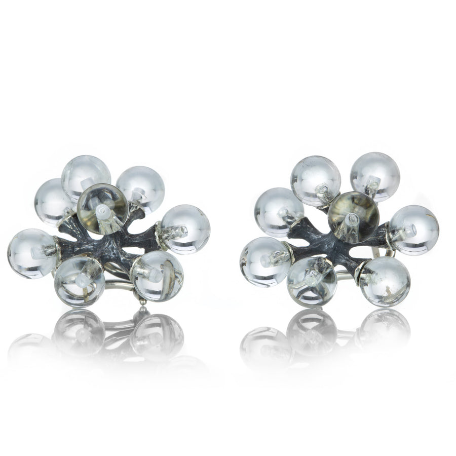John Iversen Rock Crystal Small Jacks Earrings | Quadrum Gallery