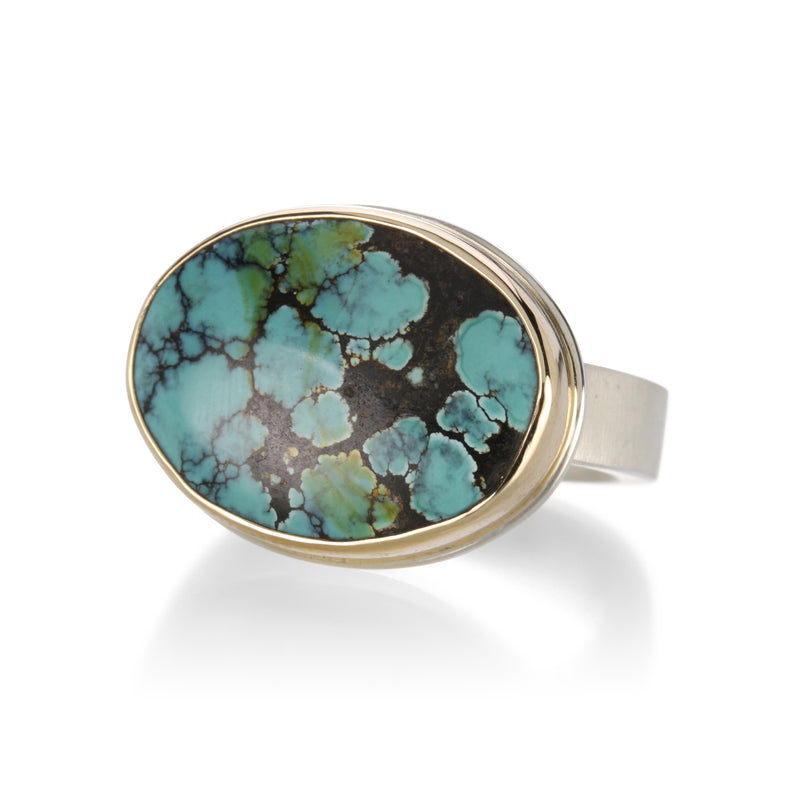 Jamie Joseph Oval Smooth Turquoise Ring | Quadrum Gallery