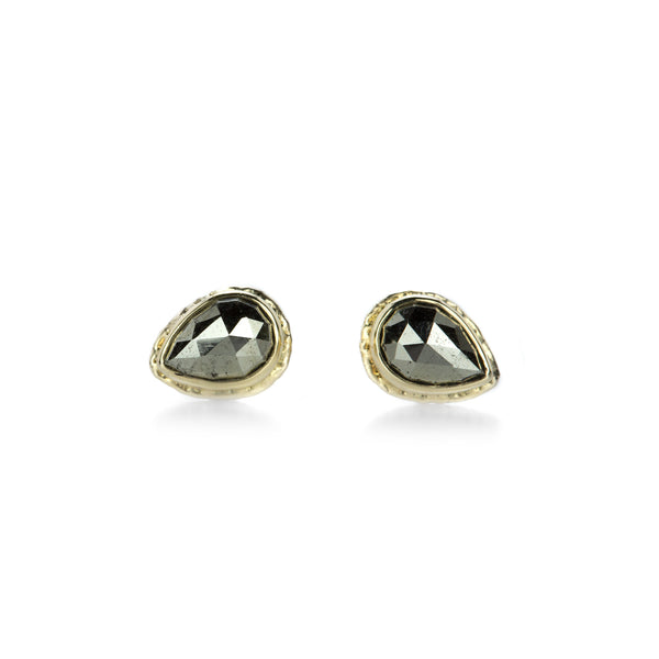 Amazing Pyrite Nugget Stud offers Earrings