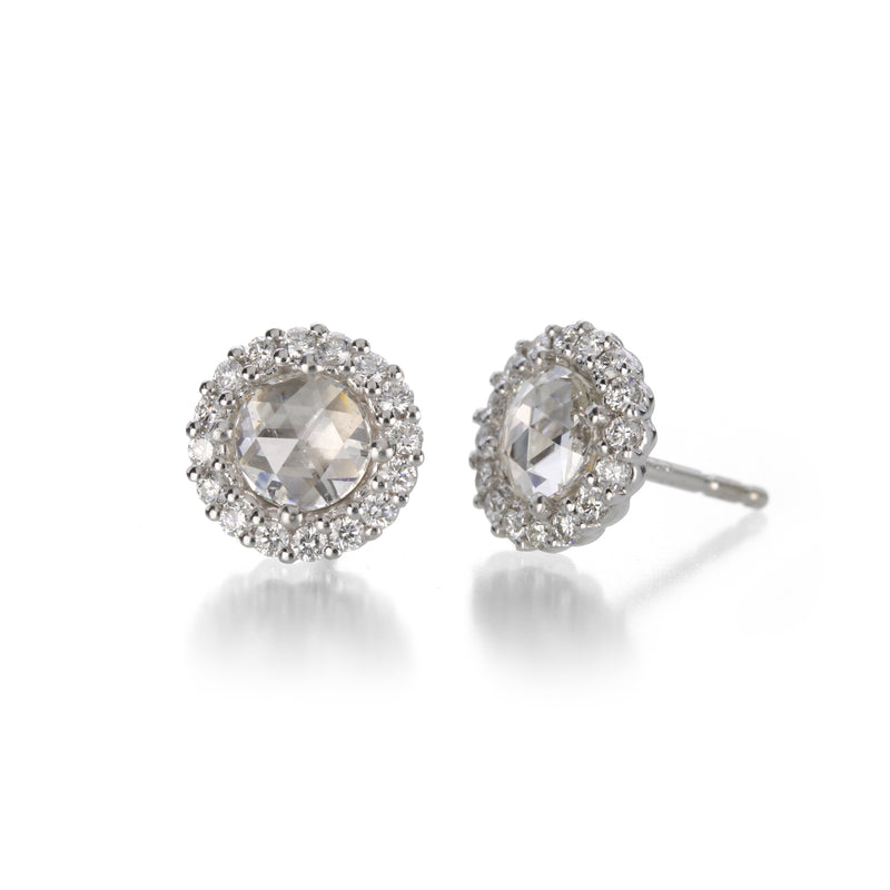 Paul Morelli Rose Cut Diamond Stud Earrings | Quadrum Gallery
