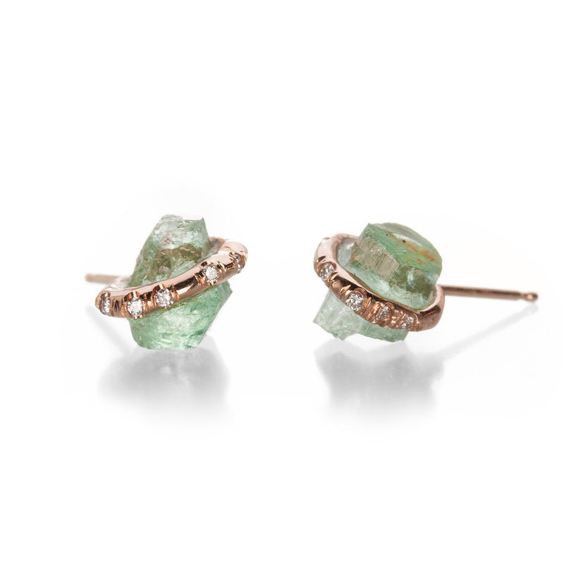 Sirciam Emerald Healing Earrings | Quadrum Gallery