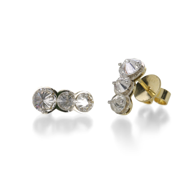 Todd Pownell Inverted Drilled Diamond Earrings | Quadrum Gallery