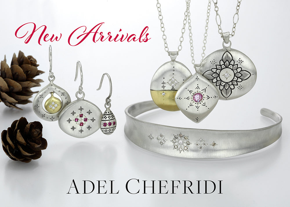 adel chefridi jewelry, adel chefridi earrings, adel chefridi necklaces, adel chefridi bangle, sterling silver jewelry, mixed metal jewelry 