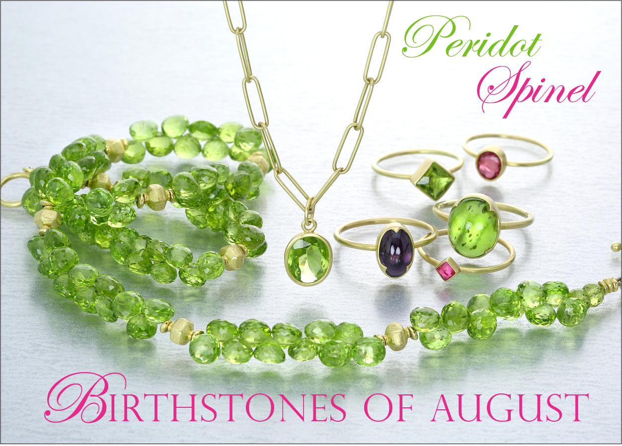 Peridot and spinel on sale jewelry