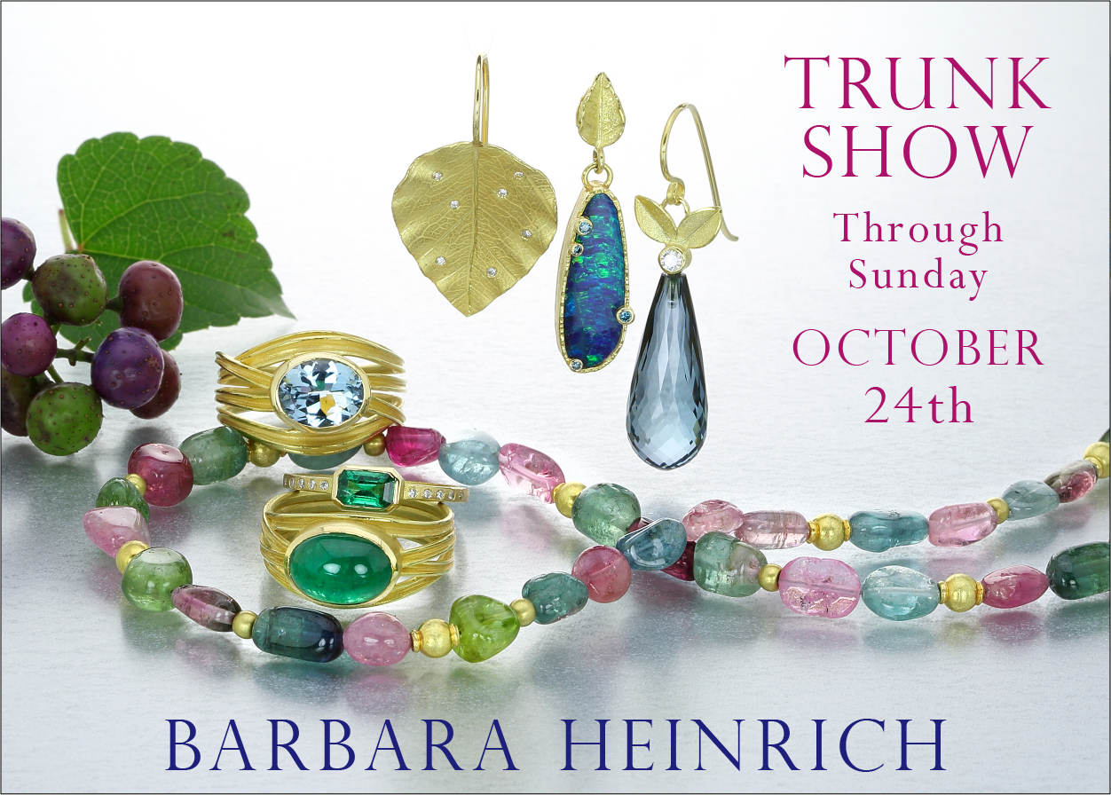 barbara heinrich jewelry, barbara heinrich earrings, barbara heinrich necklaces, barbara heinrich bracelets, drop earrings, gemstone necklaces, gemstone earrings, one of a kind gemstone earrings, 18k yellow gold jewelry, best of boston fine jewelry 