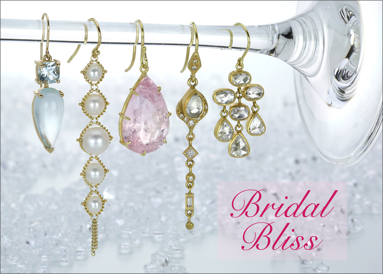 jewelry for brides, wedding jewelry, earrings for wedding day, necklaces for wedding day, rings for wedding day, bracelets for wedding day, pearl earrings, gemstone earrings, drop earrings