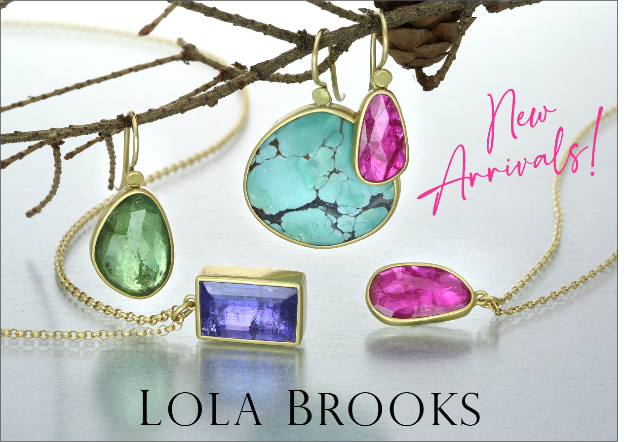 lola brooks jewelry, lola brooks earrings, lola brooks necklaces, gemstone drop earrings, 18k yellow gold earrings, unique gemstone earrings, unique gemstone necklaces, tanzantie earrings, ruby earrings, turquoise earrings