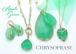 chrysoprase jewelry, chrysoprase earrings, chrysoprase necklace, chrysoprase pendant, chrysoprase rings, chrysoprase fine jewelry, designer jewelry 