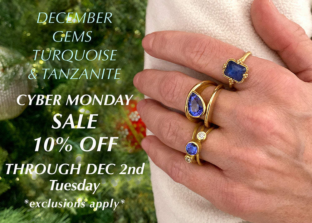 10% Off! December Gems: Turquoise & Tanzanite