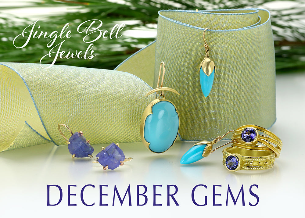 Jingle Bell Jewels: Turquoise & Tanzanite!