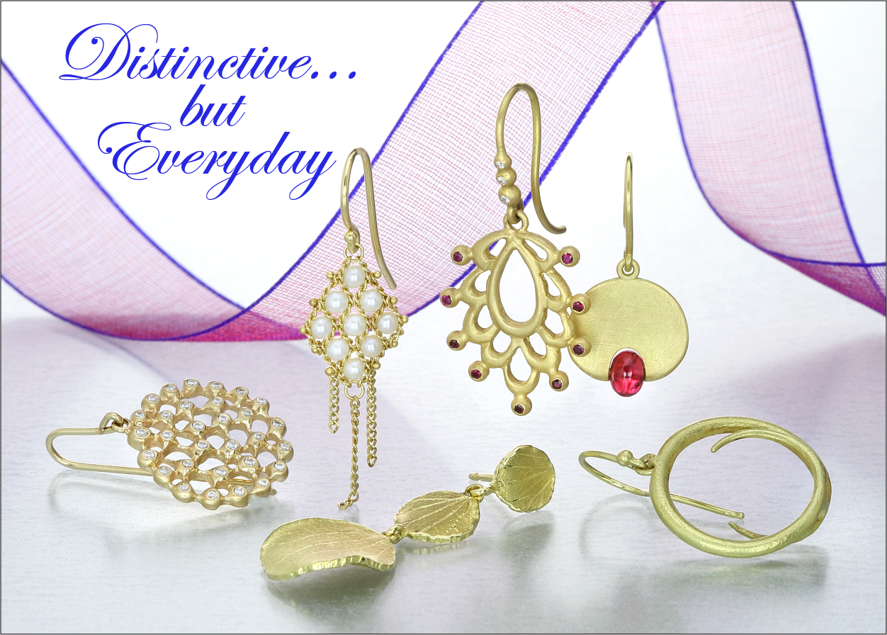 18k yellow gold earrings, 14k yellow gold earrings, designer earrings, drop earrings, unique gold earrings, designer jewelry, best of boston fine jewelry, gold drop earrings, diamond earrings, pearl earrings