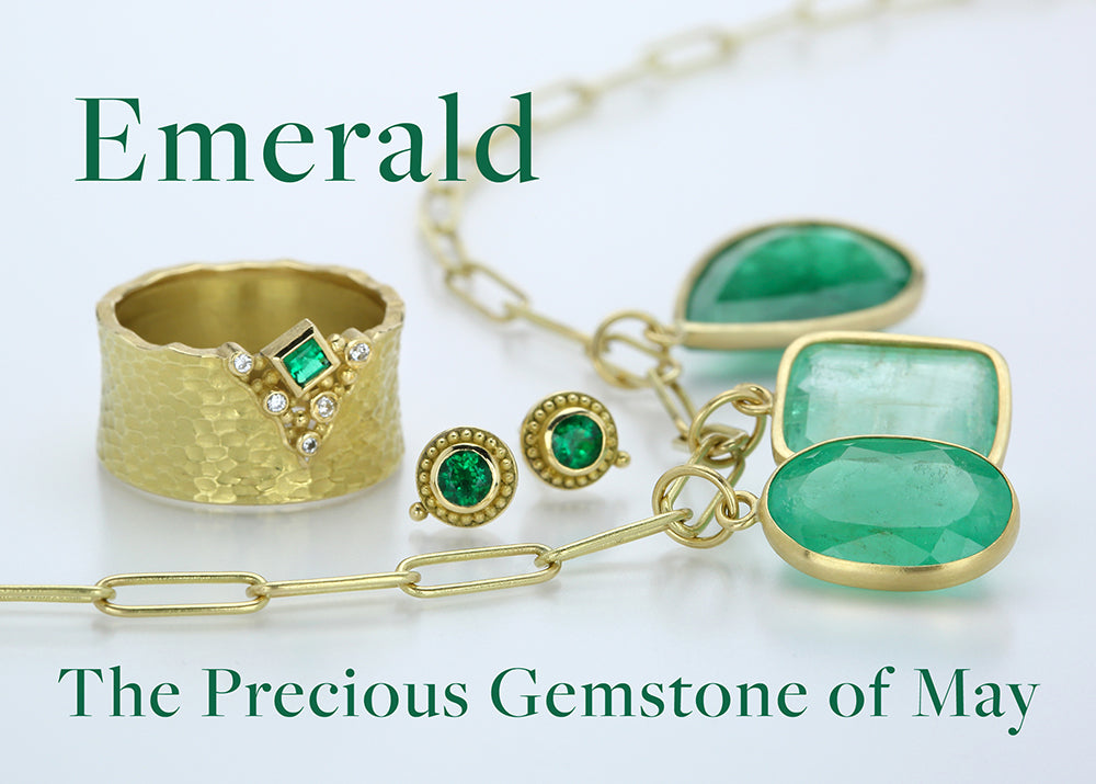 emerald jewelry, may birthstone, emerald earrings, emerald pendant, emerald ring, emerald studs, maria beaulieu jewelry, barbara heinrich jewelry, unique emerald jewelry, emerald rings