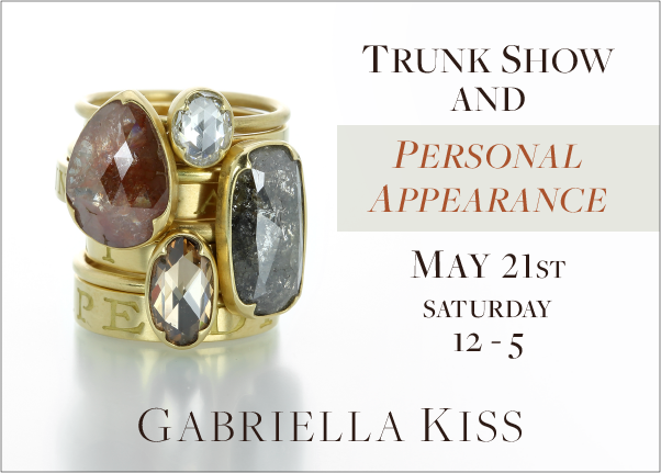 gabriella kiss jewelry, gabriella kiss rings, gabriella kiss trunk show, meet gabriella kiss, gabriella kiss earrings, gabriella kiss necklaces, snake hoops, eye ring, eye necklace