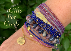 Gifts for graduates, gifts for college graduates, gifts for high school graduates, delicate gemstone bracelets, gemstone rings, gemstone earrings, delicate gold necklace
