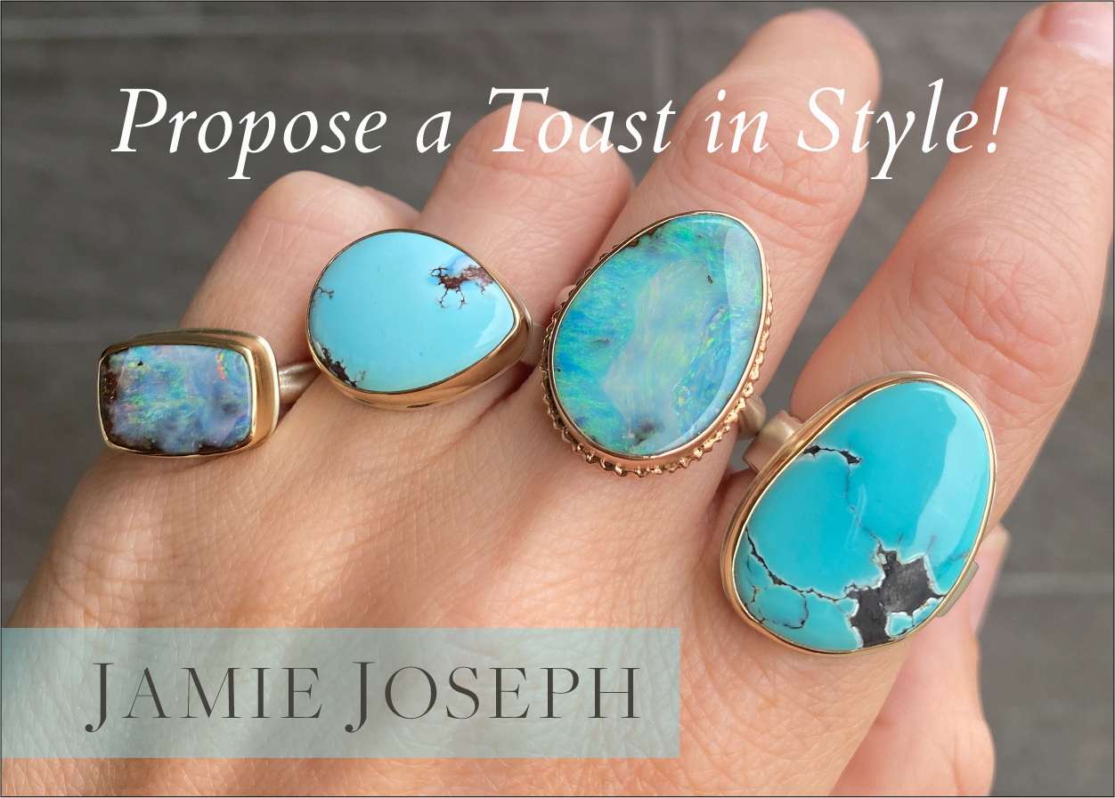 Jamie joseph rings, jjpowerrings, turquoise rings, opal rings, mixed metal rings, cocktail rings, statement rings, gemstone rings