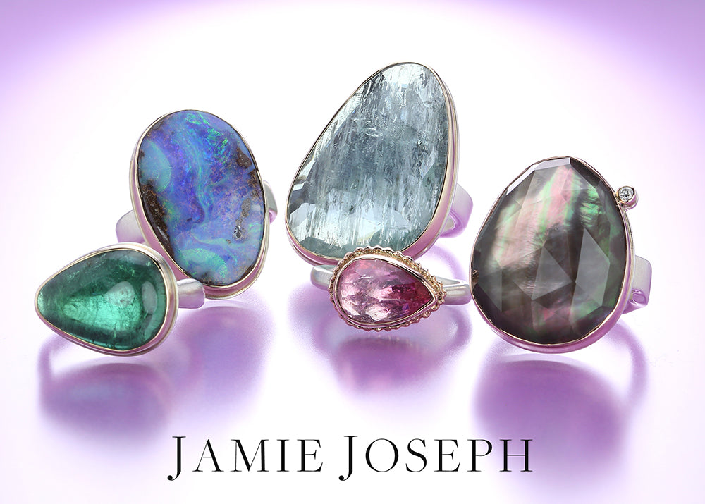 jamie joseph jewelry, jamie joseph rings, jamie joseph gemstone rings, jamie joseph earrings, jamie joseph necklaces, gemstone rings, cocktail rings, statement rings, aquamarine ring, opal ring, tourmaline ring 