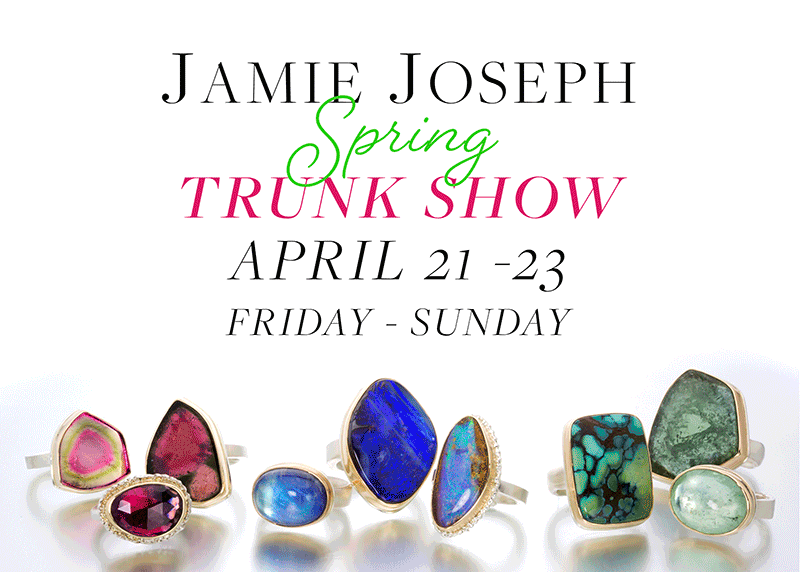 jamie joseph trunk show, jamie joseph jewelry, jamie joseph rings, jamie joseph necklaces, jamie joseph earrings, jamie joseph trunk show, boston special event, boston jewelry, jewelry store boston