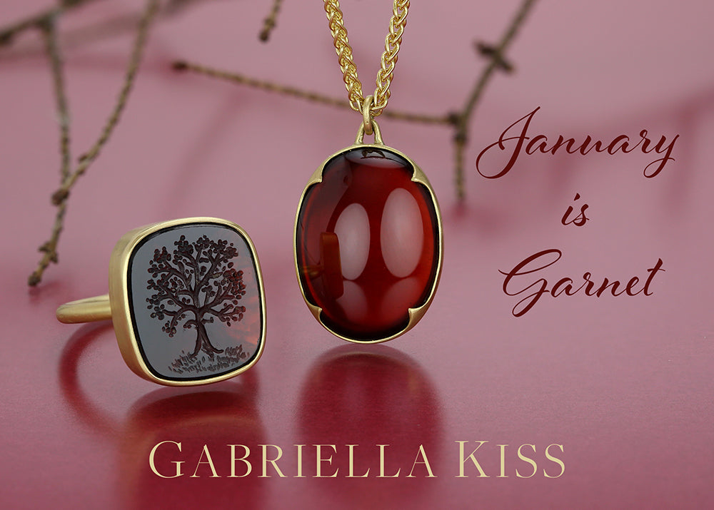 january birthstone, garnet ring, garnet necklace, garnet earrings, garnet jewelry, gemstone rings, gemstone earrings, fine jewelry boston, designer jewelry boston
