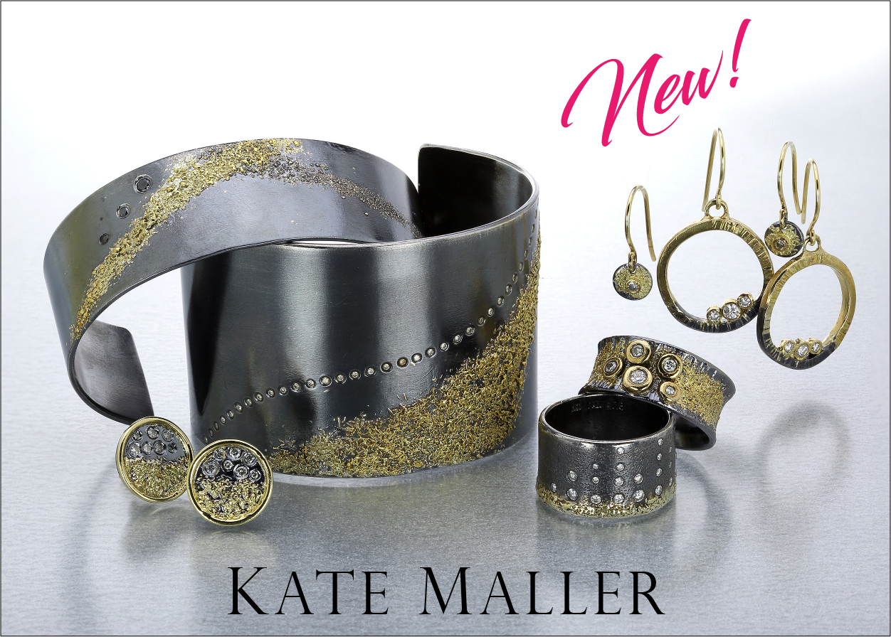 kate maller jewelry, kate maller cuffs, kate maller rings, kate maller earrings, mixed metal jewelry, statement cuffs, oxidized jewelry, black metal jewelry