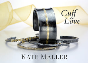kate maller jewelry, kate maller cuff, kate maller bracelet, kate maller earrings, kate maller necklace, kate maller rings, mixed metal jewelry, black jewelry, black cuff, black bracelets