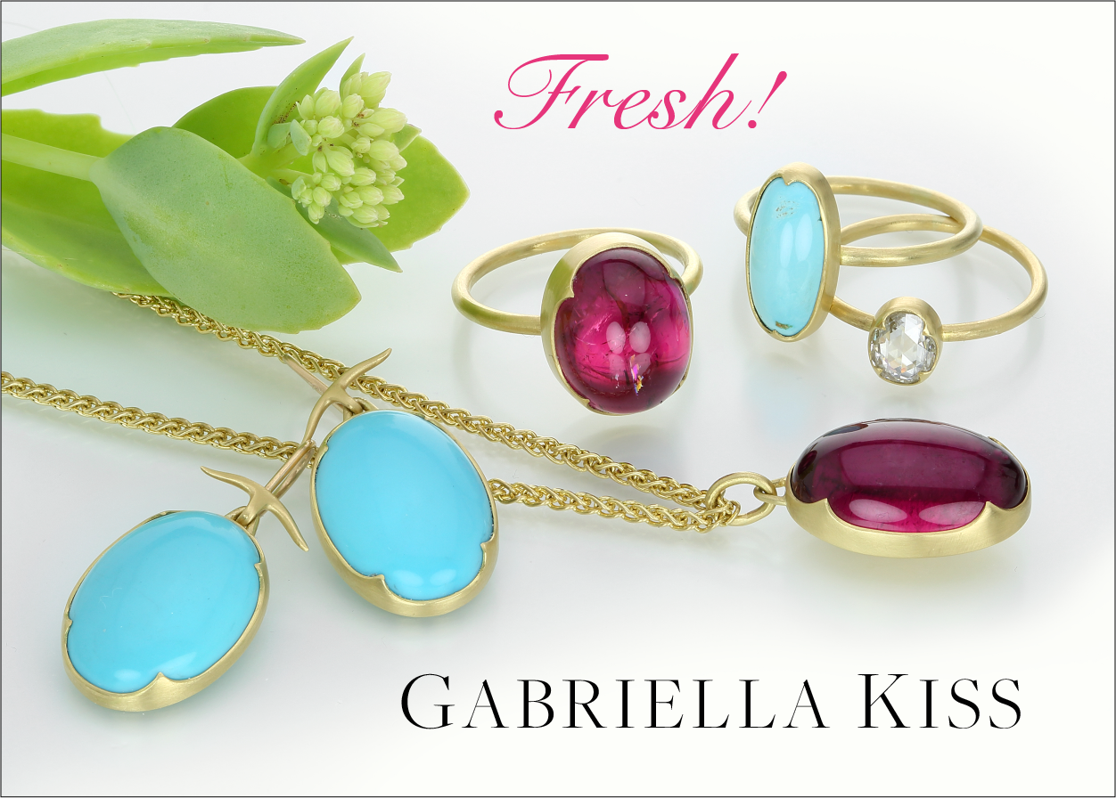 turquoise earrings, turquoise ring, pink tourmaline ring, gabriella kiss jewelry, gabriella kiss rings, gabriella kiss earrings, gabriella kiss necklaces, shop gabriella kiss online 