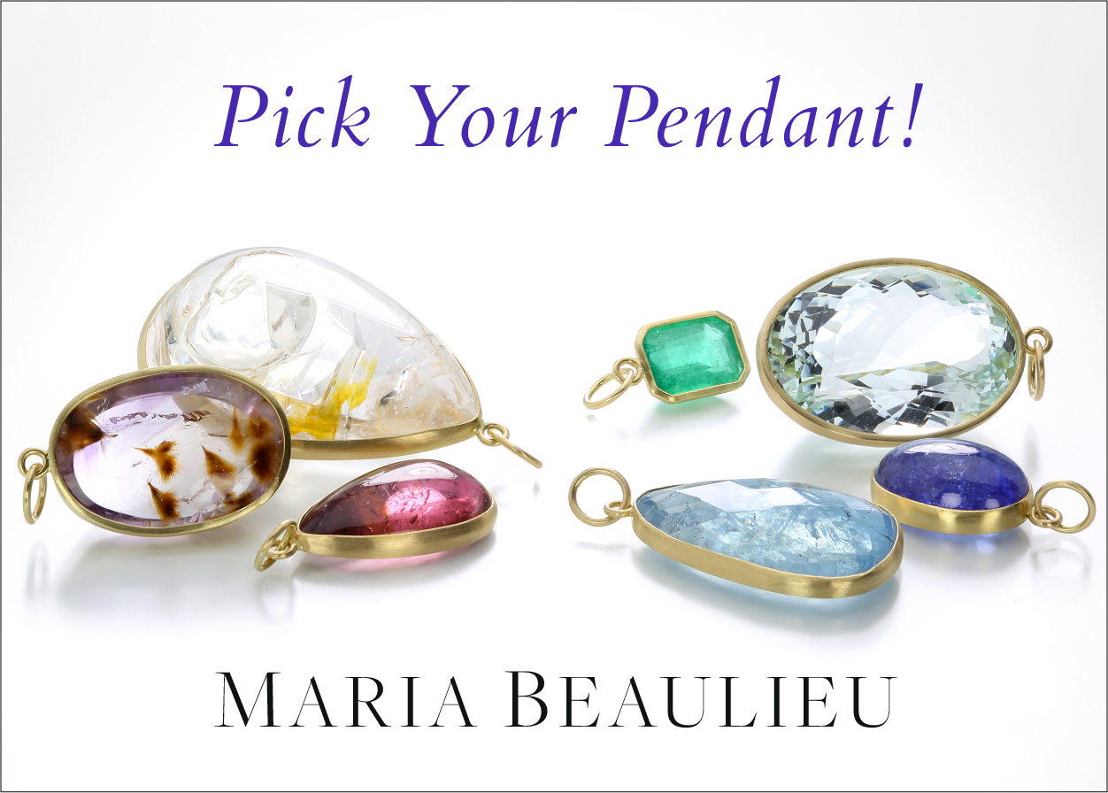 maria beaulieu jewelry, maria beaulieu pendants, maria beaulieu earrings, maria beaulieu paperclip chain, maria beaulieu gemstone pendants