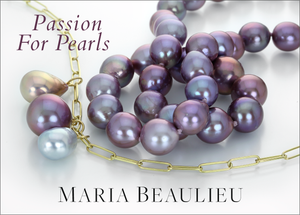 maria beaulieu jewelry, maria beaulieu pearls, maria beaulieu pendants, maria beaulieu earrings, purple pearls, purple pearl necklace, pearl pendants, pearl earrings, freshwater pearl jewelry