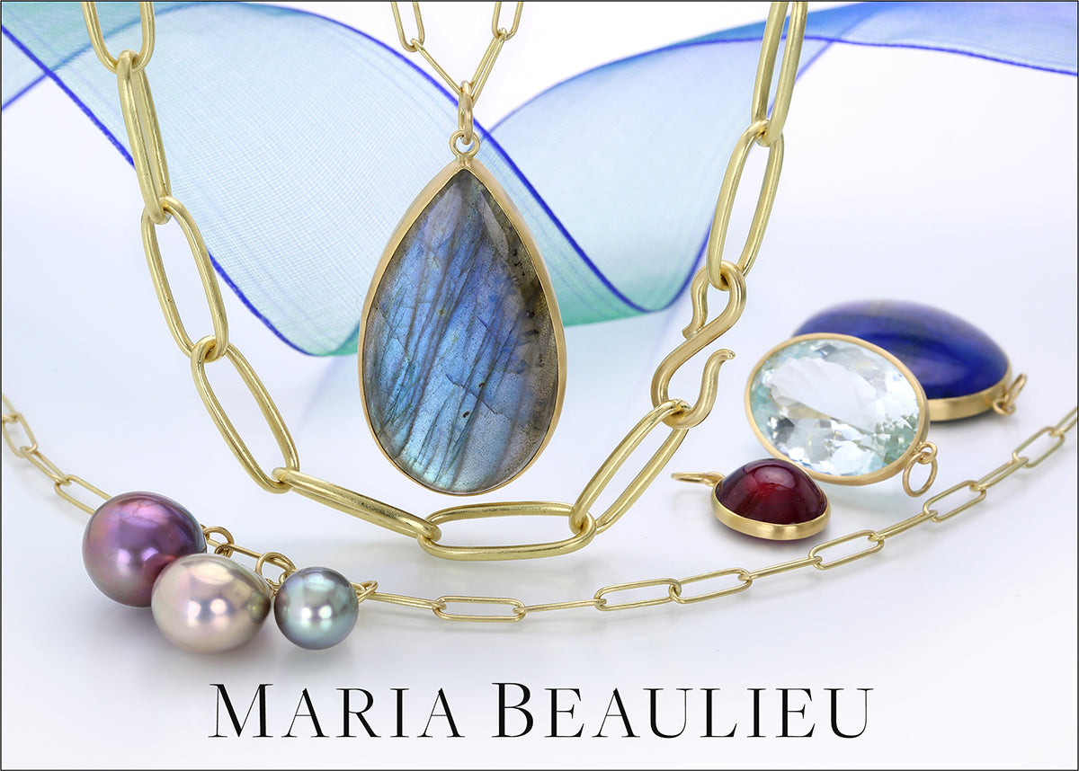 maria beaulieu jewelry, maria beaulieu chains, maria beaulieu earrings, maria beaulieu necklace, handcrafted gold chain, paperclip chain, jenna lyons necklace, labradorite jewelry, pearl jewelry 