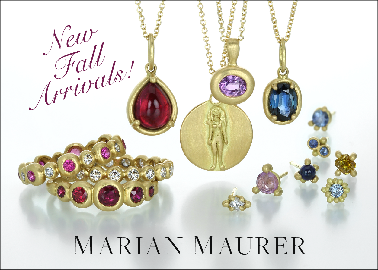 marian maurer jewelry, marian maurer rings, marian maurer necklaces, marian maurer earrings, gemstone bands, gemstone necklaces, 18k yellow gold jewelry 