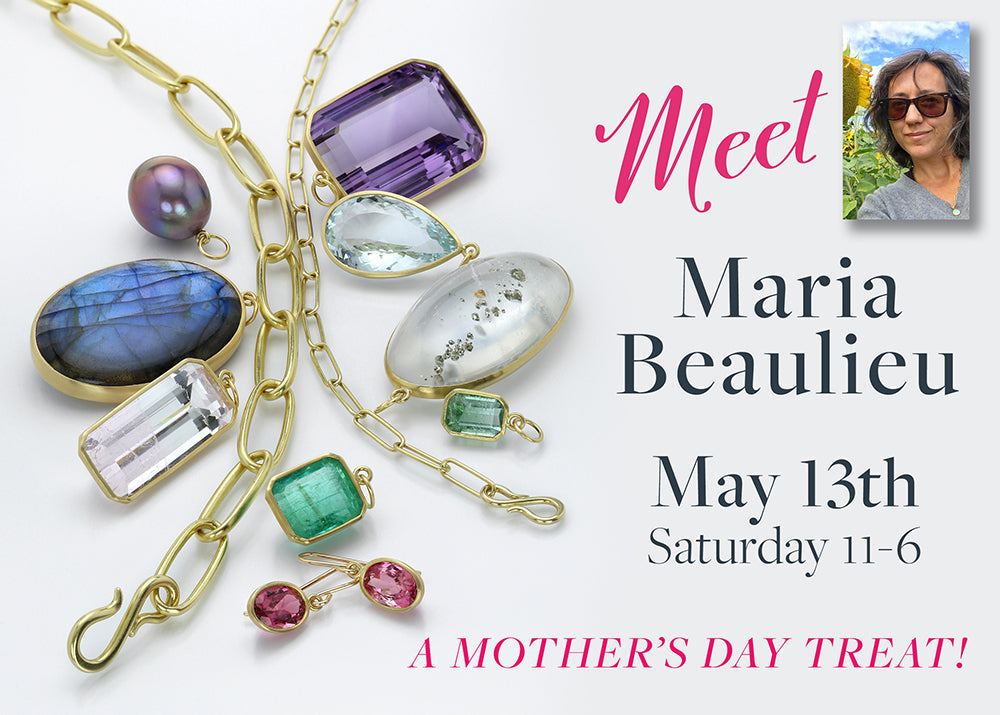 maria beaulieu jewelry, maria beaulieu trunk show boston, maria beaulieu earrings, maria beaulieu pendants, maria beaulieu bracelet, gemstone pendants, gemstone earrings, gemstone drop earrings